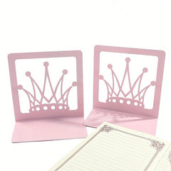 Pink Sweet Crown Book Stand Desktop Decoration