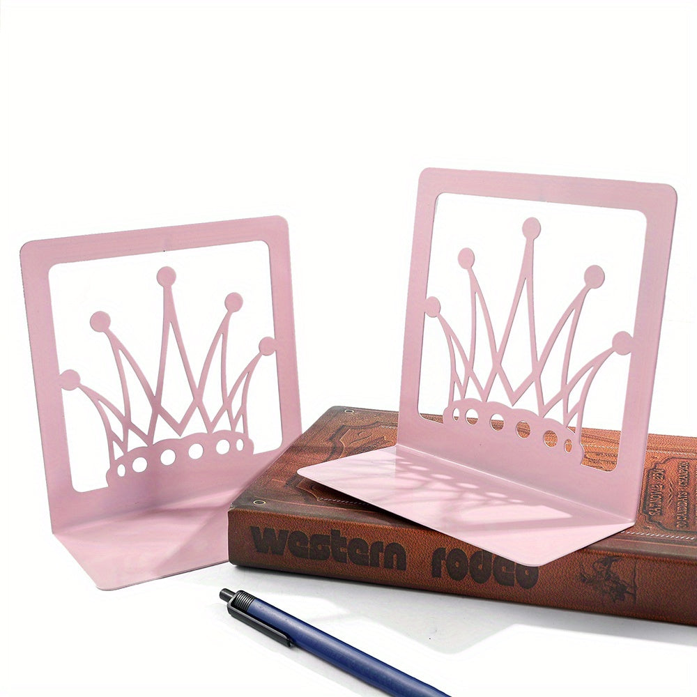 Pink Sweet Crown Book Stand Desktop Decoration