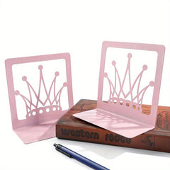 Pink Sweet Crown Book Stand Desktop Decoration
