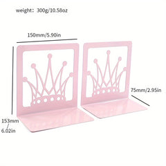Pink Sweet Crown Book Stand Desktop Decoration