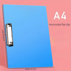 2pcs A4 Plastic Board Folder Horizontal Office Writing Pad