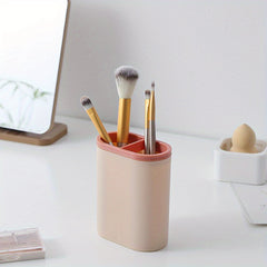 Multifunctional Office Desk Storage Pen Holder Makeup Brush Bucket