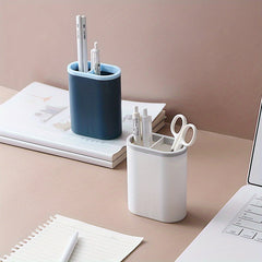 Multifunctional Office Desk Storage Pen Holder Makeup Brush Bucket