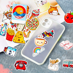 50pcs Healing Life Item Decorative Stickers Luggage Water Home Graffiti
