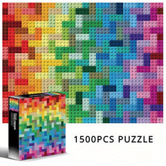Vibrant Abstract Puzzle 1500pcs Colorful & Educational Game