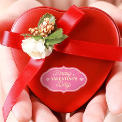 250pcs Love Valentine's Stickers Heart Shaped Sealing Stickers Gift Decoration