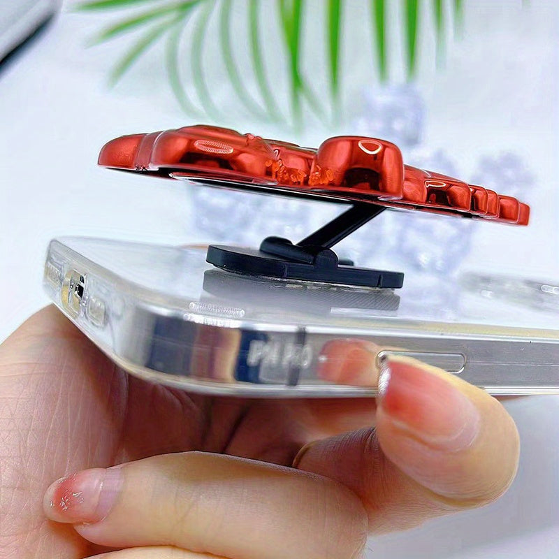 Cartoon Phone Holder Folding Back Sticker Lazy Desktop Holder