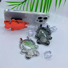 Cartoon Phone Holder Folding Back Sticker Lazy Desktop Holder