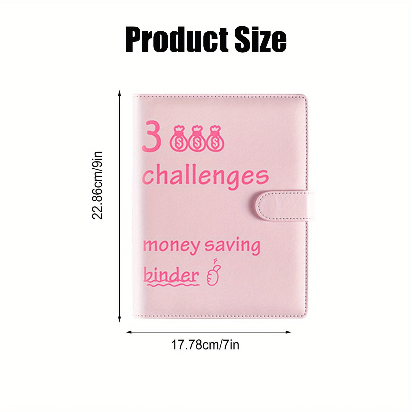 100 Challenge Savings Book Cash Envelope Savings Book Budget Loose Leaf Book