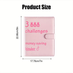 100 Challenge Savings Book Cash Envelope Savings Book Budget Loose Leaf Book