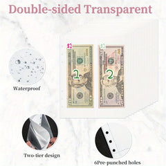 100 Challenge Savings Book Cash Envelope Savings Book Budget Loose Leaf Book