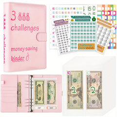 100 Challenge Savings Book Cash Envelope Savings Book Budget Loose Leaf Book