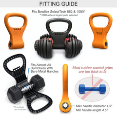 Adjustable Kettlebell Grip Portable Weightlifting Handle