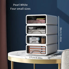 Desktop Storage Box Drawer Type Cosmetics Finishing Box Desk Shelf