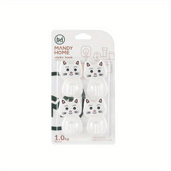 Cat Adhesive Hook for Hanging Clothes Towel Robe