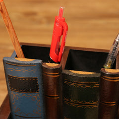 Vintage Desk Organizer Caddy with Drawer