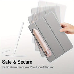 Pencil Case Holder Sticker Screen Pen Protective Bag Elastic Pocket