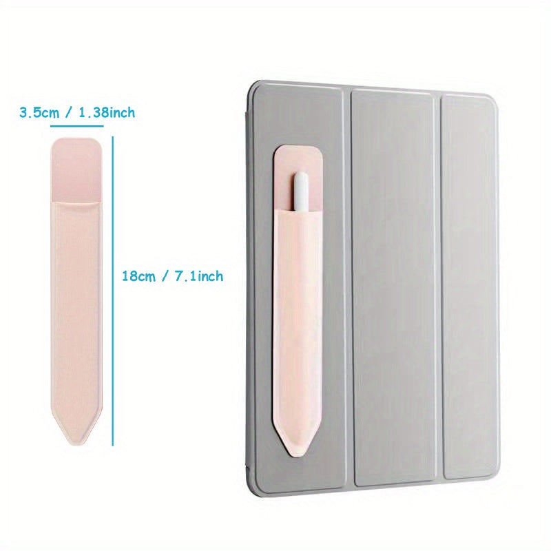 Pencil Case Holder Sticker Screen Pen Protective Bag Elastic Pocket
