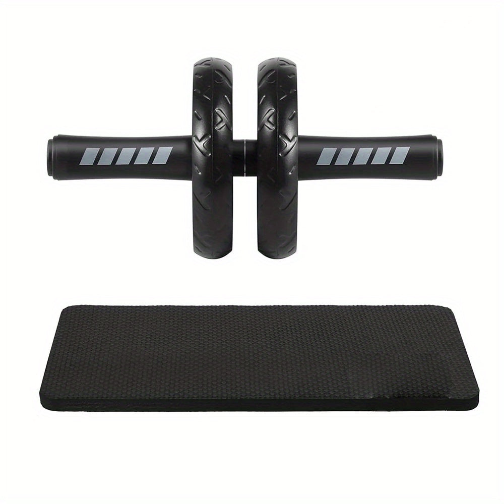 Ab Roller with Knee Pad for Core Strength Training