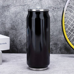 500ml Stainless Steel Cup with Lid and Straw - Leak-Proof Water Cup