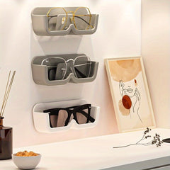 2pcs Happy Year Wall Hanging Glasses Storage Box