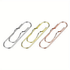 10pcs Metal Pen Clip Paper Clip Hand Account Accessories Pen Buckle