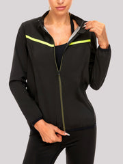 Casual Sauna Sweat Jacket for Weight Loss