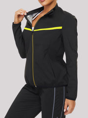 Casual Sauna Sweat Jacket for Weight Loss