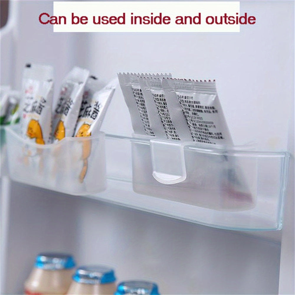 2pcs Wall Mounted Seasoning Bag Storage Rack