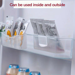 2pcs Wall Mounted Seasoning Bag Storage Rack