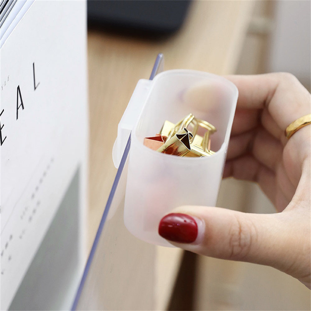 2pcs Wall Mounted Storage Box for Seasoning Bag and Garlic/Ginger