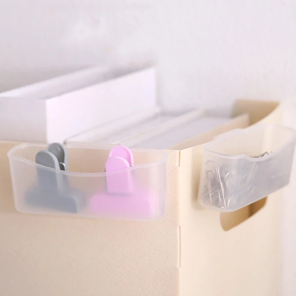 2pcs Wall Mounted Storage Box for Seasoning Bag and Garlic/Ginger