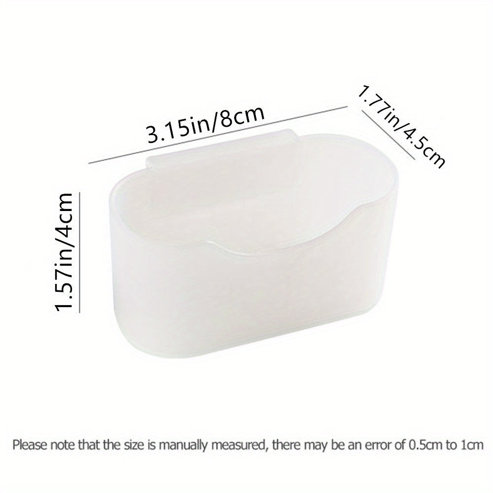 2pcs Wall Mounted Storage Box for Seasoning Bag and Garlic/Ginger