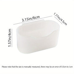 2pcs Wall Mounted Storage Box for Seasoning Bag and Garlic/Ginger