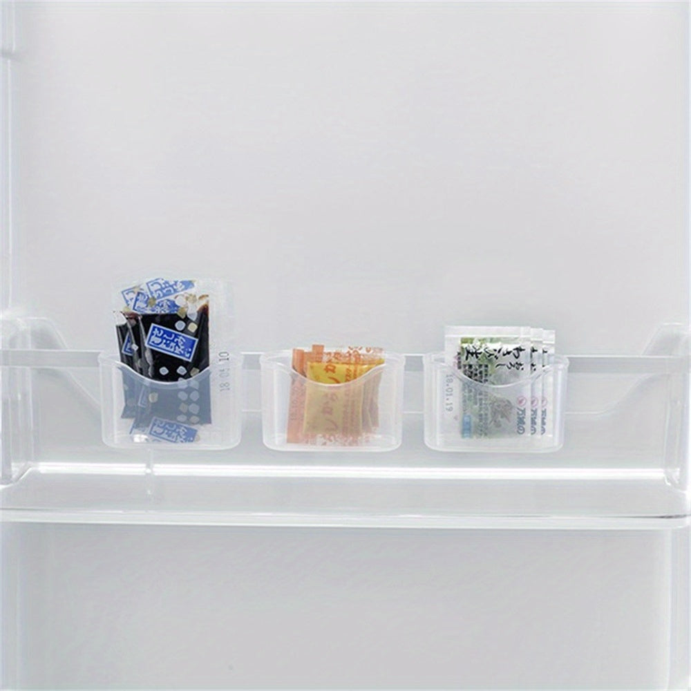 2pcs Wall Mounted Storage Box for Seasoning Bag and Garlic/Ginger