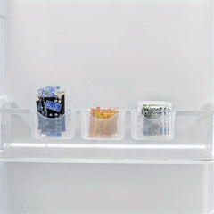 2pcs Wall Mounted Storage Box for Seasoning Bag and Garlic/Ginger