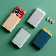 Portable Pill Case Organizer Travel Pill Box Pocket Pill Case