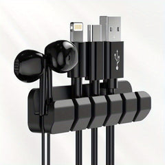 Silicone Desktop Cable Organizer Self-adhesive Wire Winder