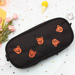 Cartoon Bear Pencil Case Stationery Box Storage Bag Large Capacity