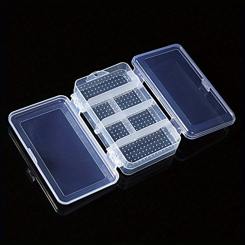 Double Sided Fishing Bait Box Organizer with Multiple Compartments