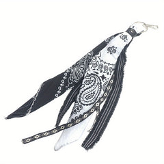 Retro Paisley & Floral Hip Hop Style Square Scarf for Men