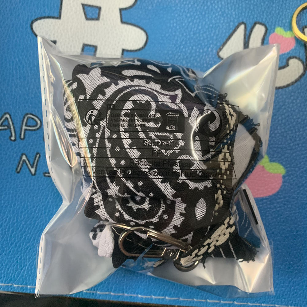 Retro Paisley & Floral Hip Hop Style Square Scarf for Men