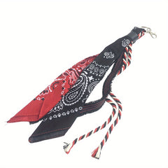 Retro Paisley & Floral Hip Hop Style Square Scarf for Men