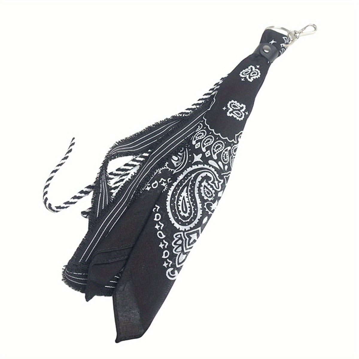 Retro Paisley & Floral Hip Hop Style Square Scarf for Men