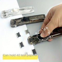 Transparent Push Clip Acrylic Long tailed Clip File Pp Clip