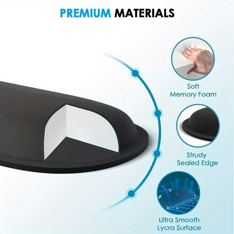 Ergonomic Mouse Pads With Wrist Support & Keyboard Wrist Rest Set