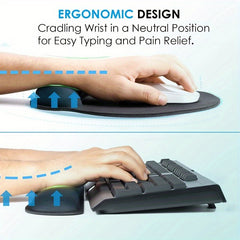 Ergonomic Mouse Pads With Wrist Support & Keyboard Wrist Rest Set
