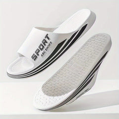 Men's Open Toe Slippers Lightweight Indoor Outdoor Slippers