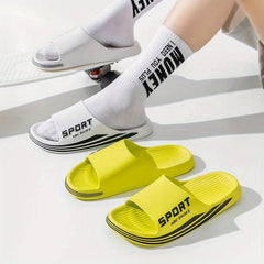 Men's Open Toe Slippers Lightweight Indoor Outdoor Slippers