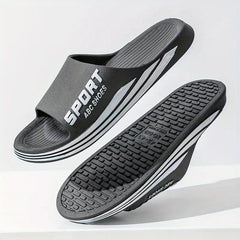 Men's Open Toe Slippers Lightweight Indoor Outdoor Slippers